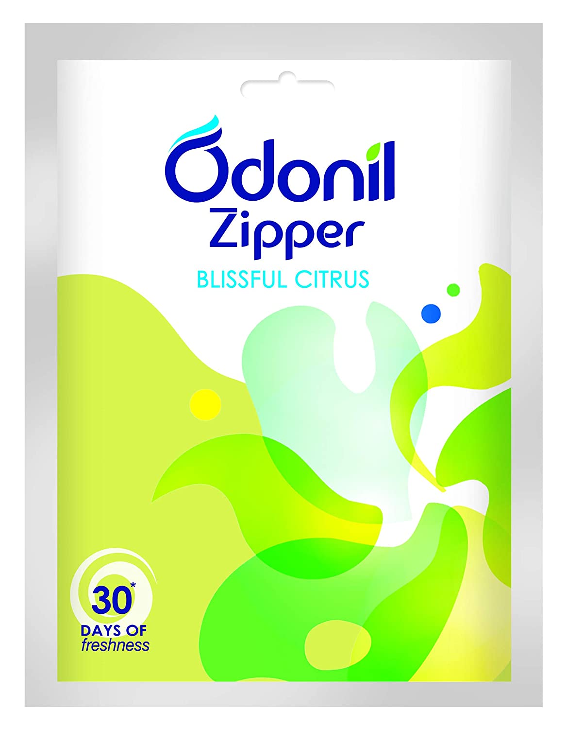 ODONIL ZIPPER BLISSFUL CITRUS AIR FRESHENER 10GM