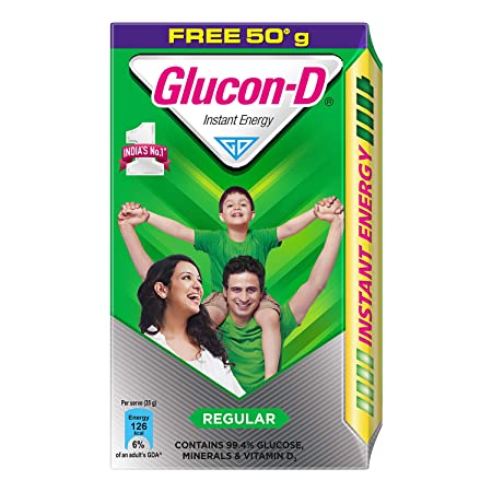 GLUCON D REGULAR CARTON 500GM