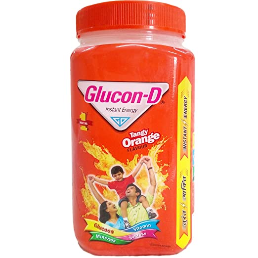 GLUCON D TANGY ORANGE PLASTIC BOTTLE 400GM