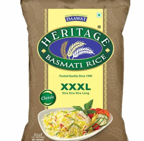 DAAWAT HERITAGE BASMATI RICE XXXL 1K