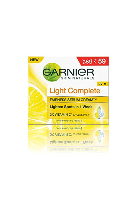 GARNIER LIGHT COMPLT UV CREAM 23GM