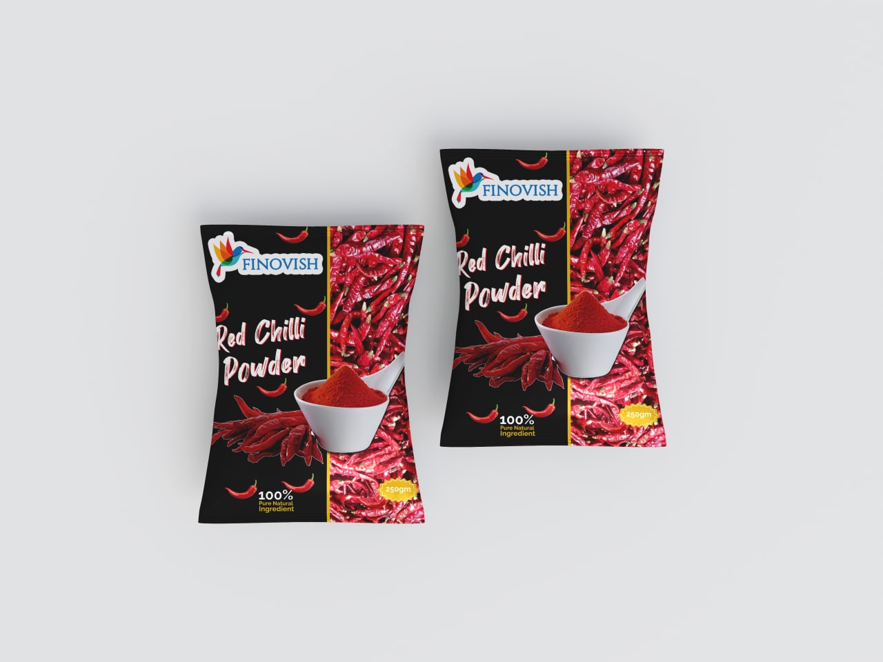 FINOVISH RED CHILLI POWDER 250 GM