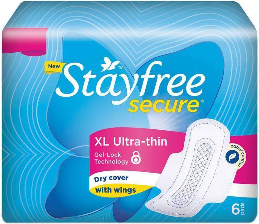 STAYFREE SECURE WINGS  XL 6PC