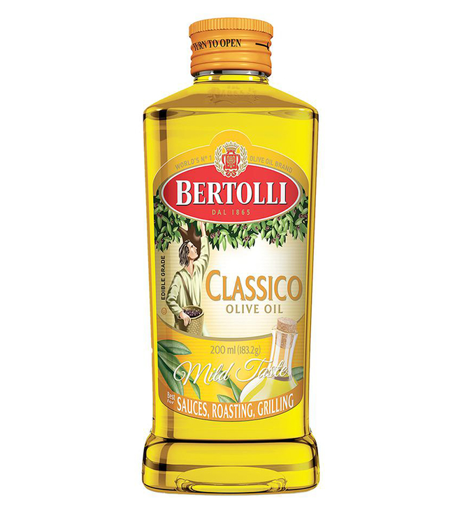 BERTOLLI CLASSIC OLIVE OIL PLASTIC BOTTLE 200ML