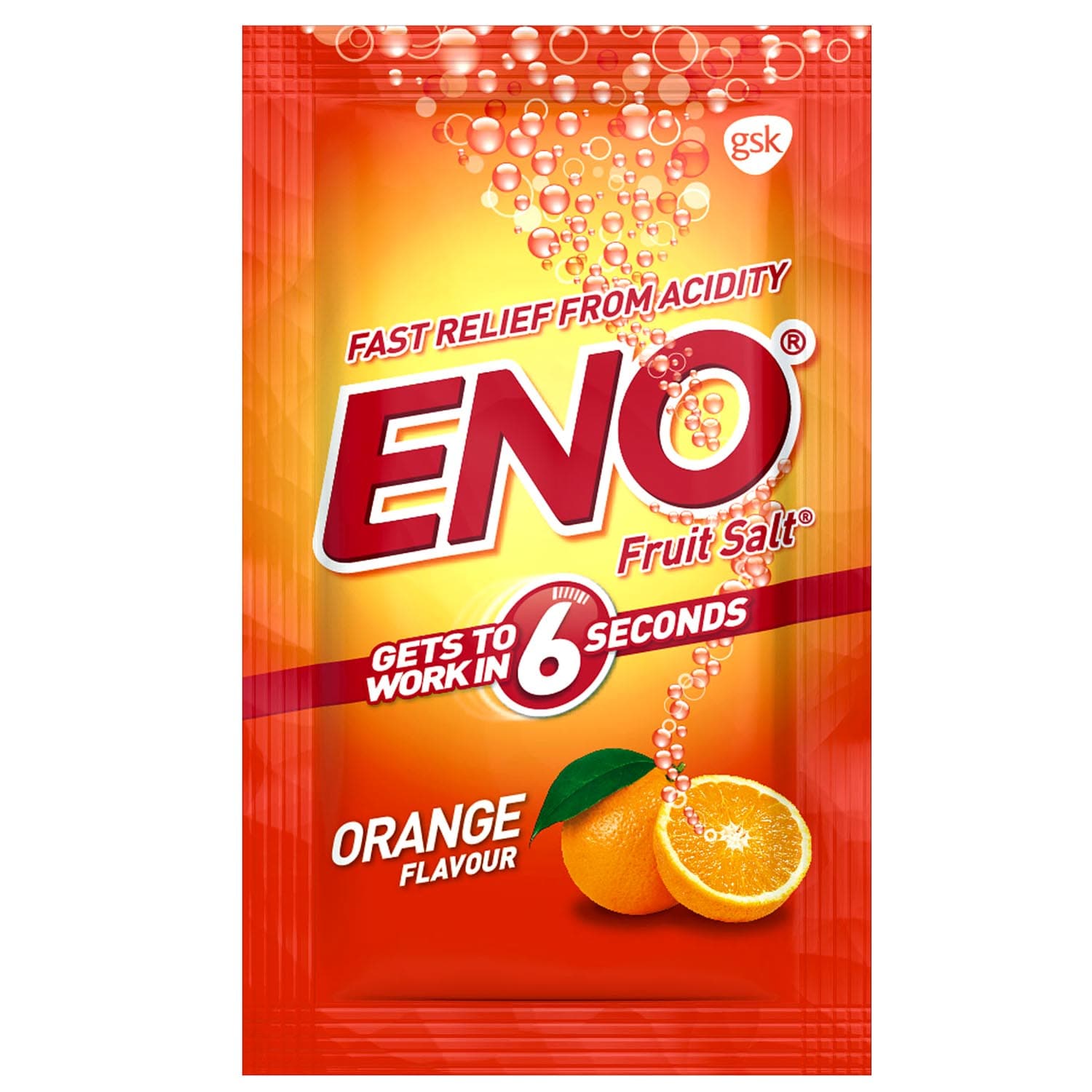 ENO FRUIT SALT ORANGE FLAVOUR SACHET 5GM*30