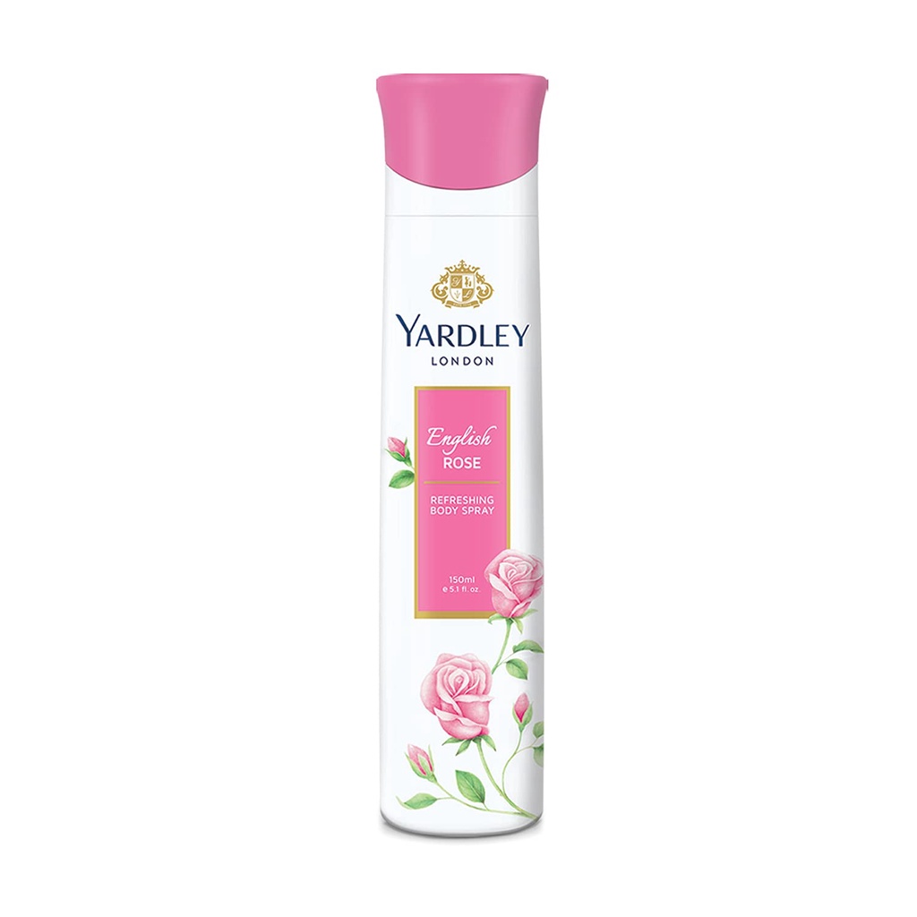 YARDLEY ENGLISH ROSE PERFUME BODY SPRAY 150ML