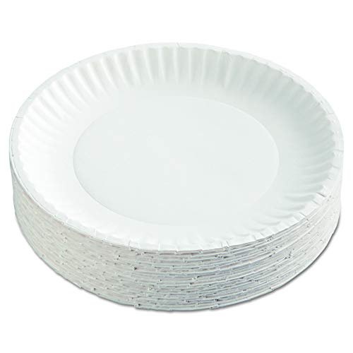 ARO PAPER PLATE WHITE 20CM 50PC