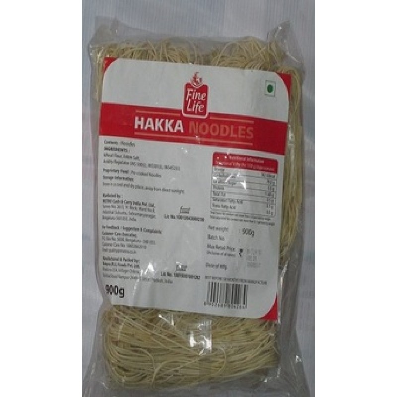 FINE LIFE HAKKA NOODLES VEG 900GM