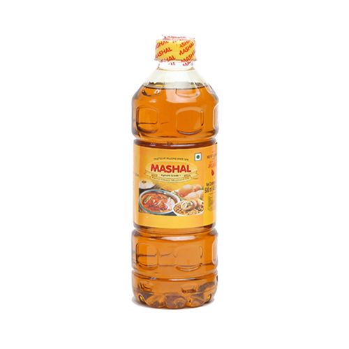 MASHAL KACHI GHANI MUSTARD OIL PLASTIC BOTTLE 500ML * 30 PC