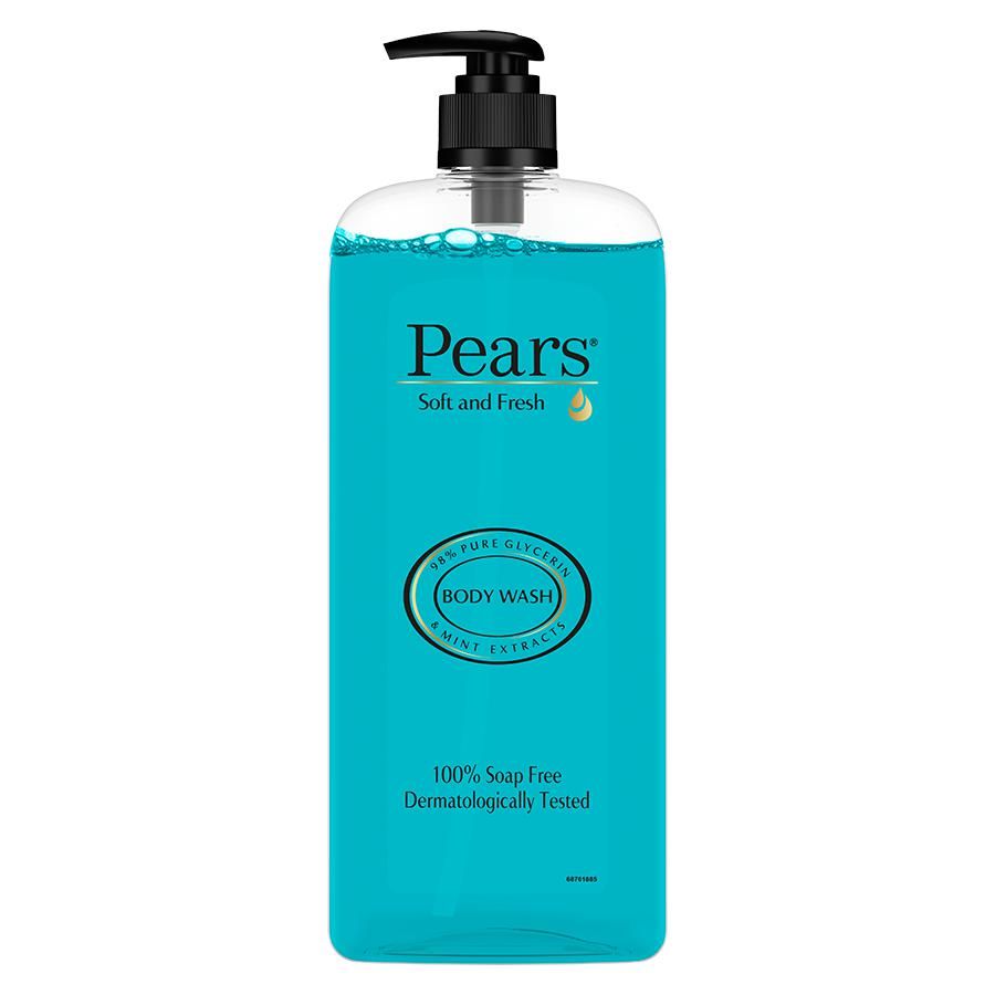 PEARS SOFT & FRESH WITH MINT EXTRACT BODY WASH 750ML