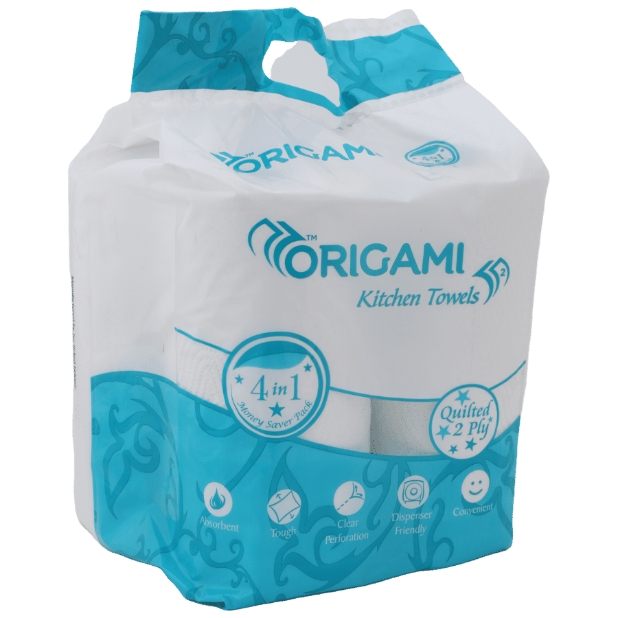 ORIGAMI KITCHEN TOWELS 60PC
