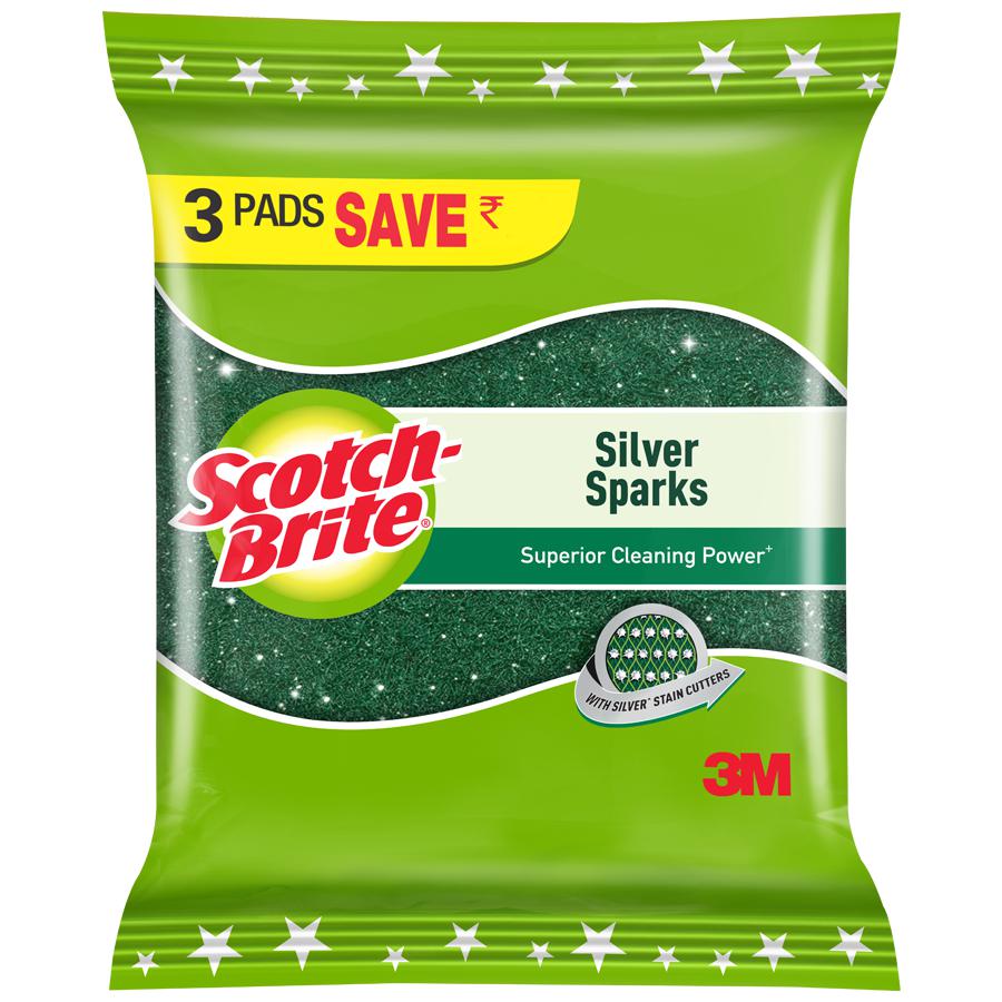 SCOTCH BRITE SILVER SPARK 6PC