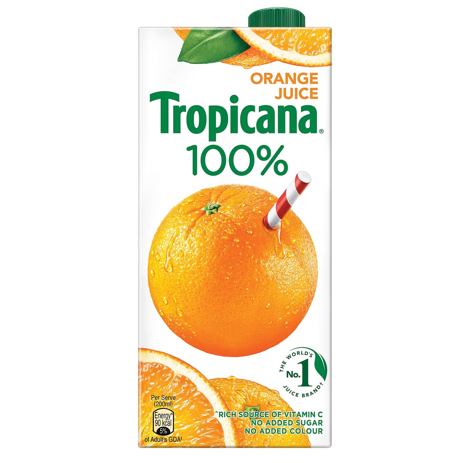 TROPICANA ACTIVE 100% ORANGE JUICE TETRAPACK 1L