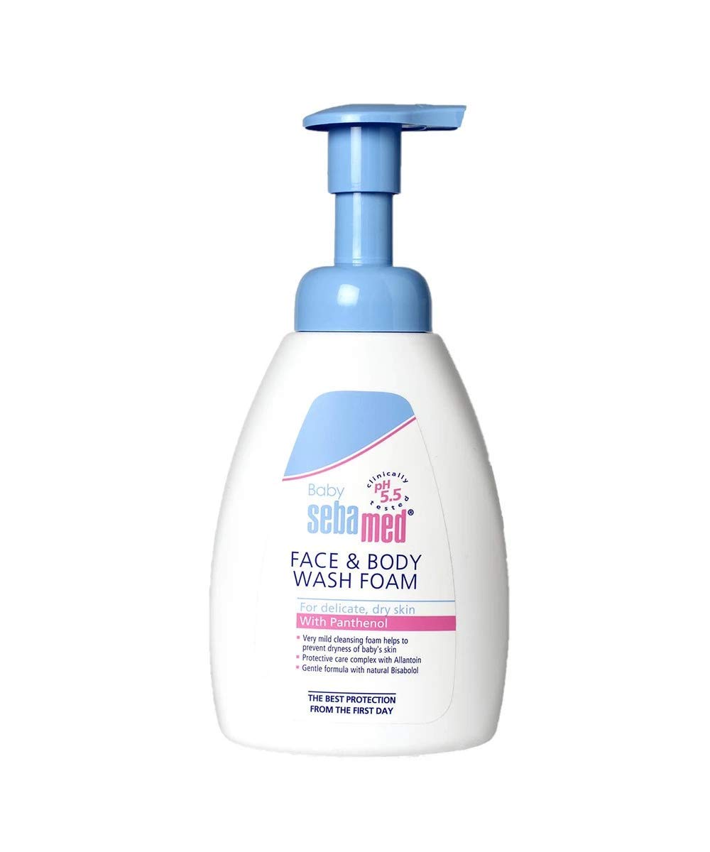 BABY SEBAMED FACE & BODY WASH FOAM 400ML