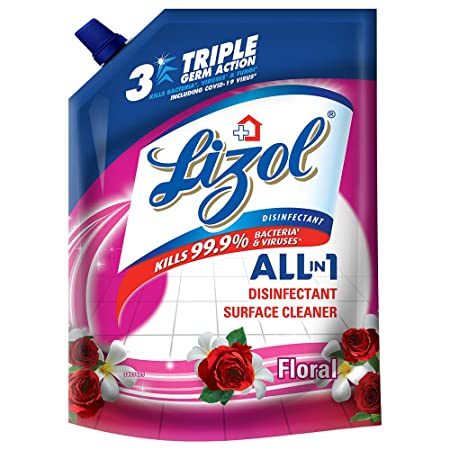LIZOL DISINFECTANT FLOOR CLEANER REFILL PACK FLORAL 1.8L