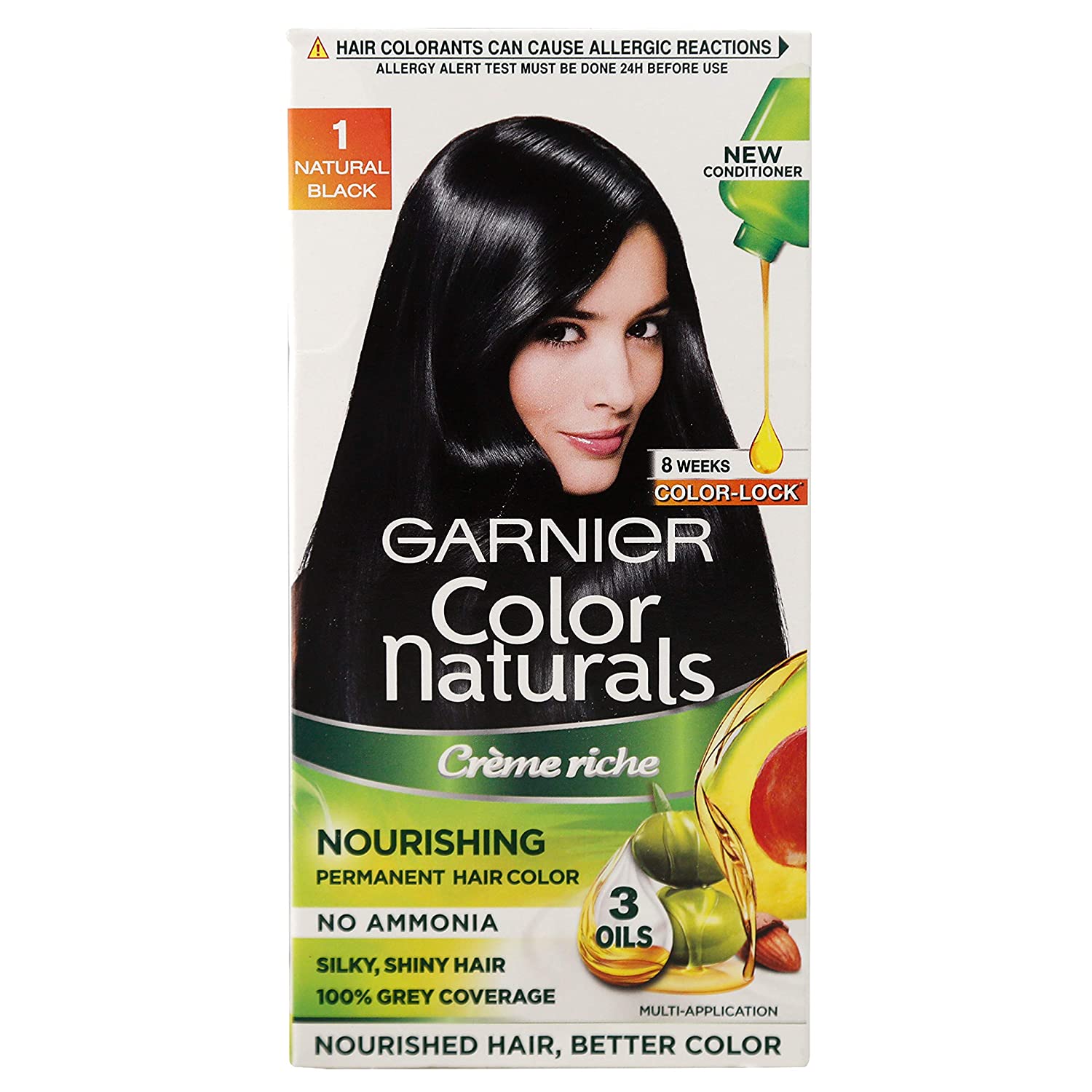 COLOR NATURALS HAIR COLOR NO 1 BLACK